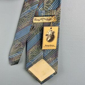 NWT Tommy Bahama Old Havana Multicolor Striped Floral Tropical Silk 4" Necktie